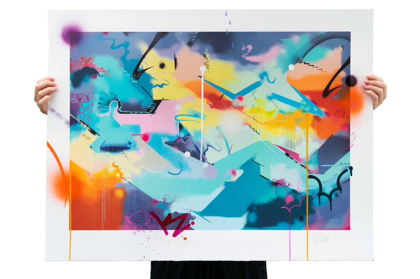 'Started Again' by Dilk | Hand Finished