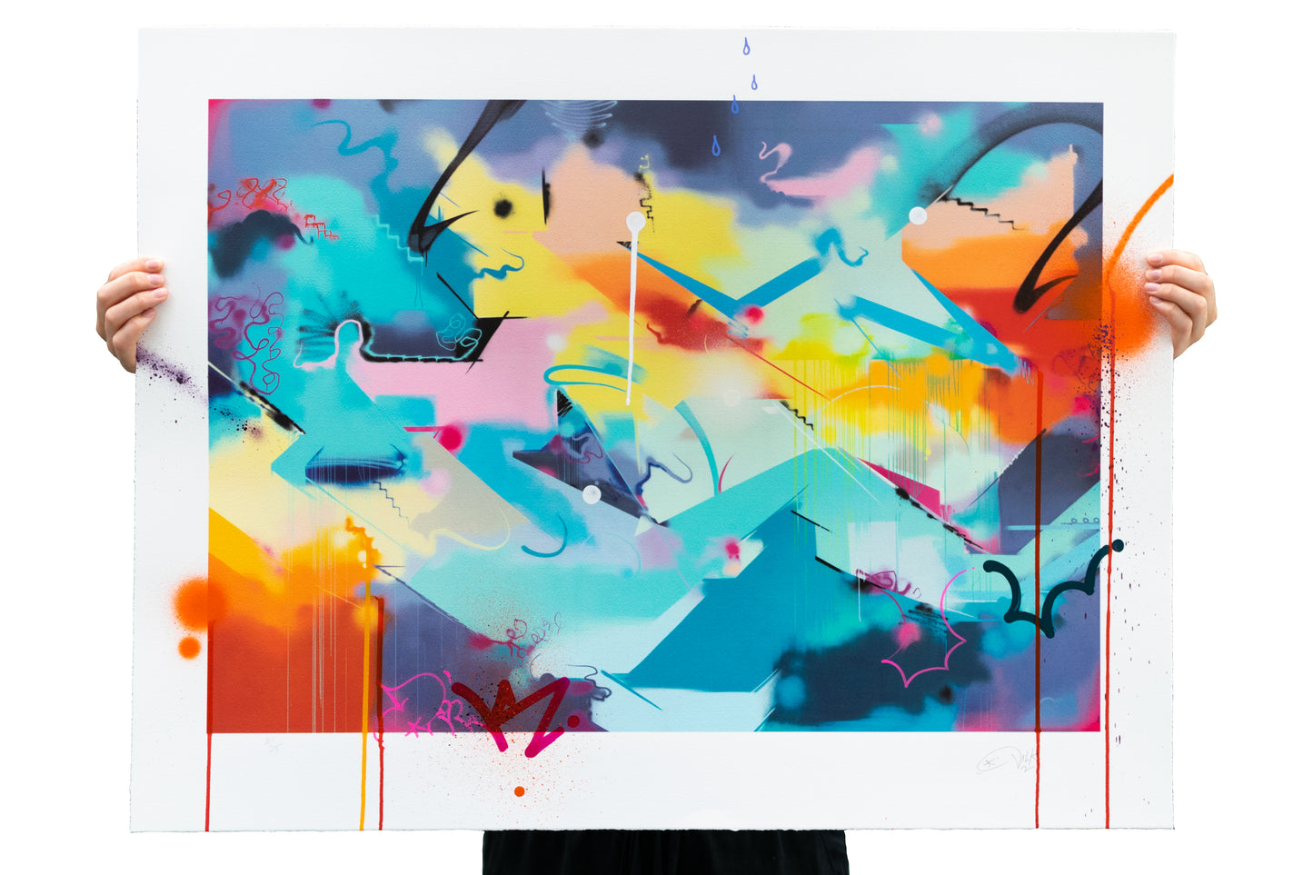 'Started Again' by Dilk | Hand Finished