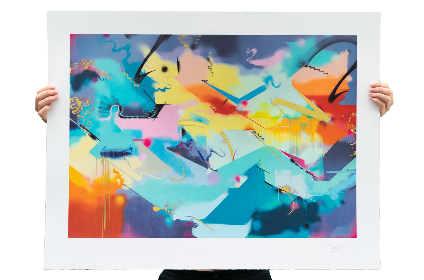 'Started Again' by Dilk | Gold Leaf