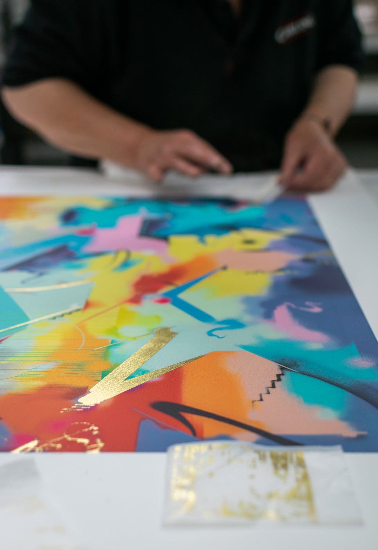 'Started Again' by Dilk | Gold Leaf