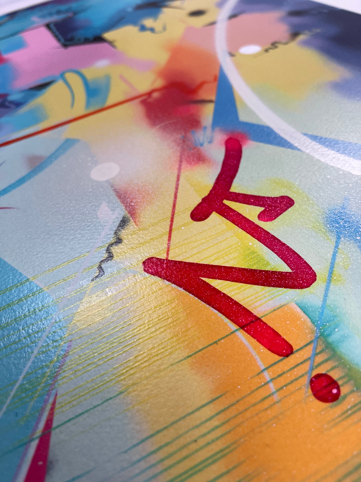 'Started Again' by Dilk | Hand Finished