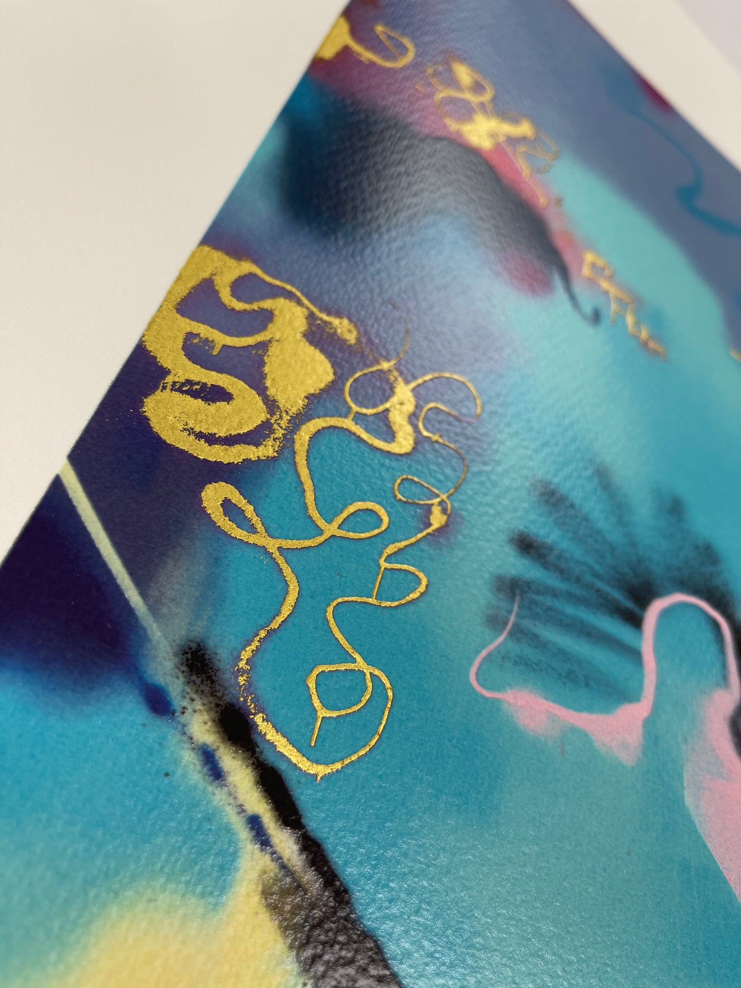 'Started Again' by Dilk | Gold Leaf
